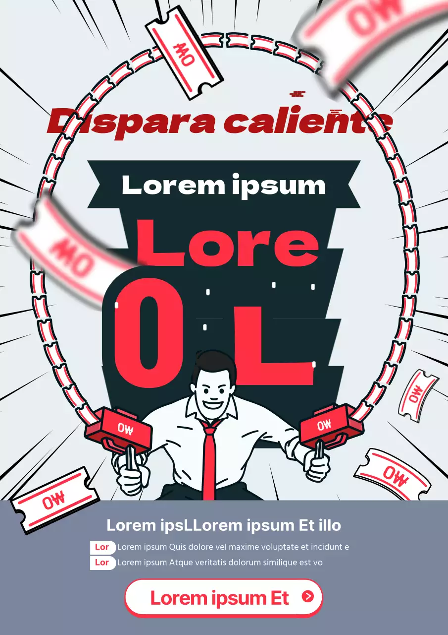 Tema para eventos en rojo y gris