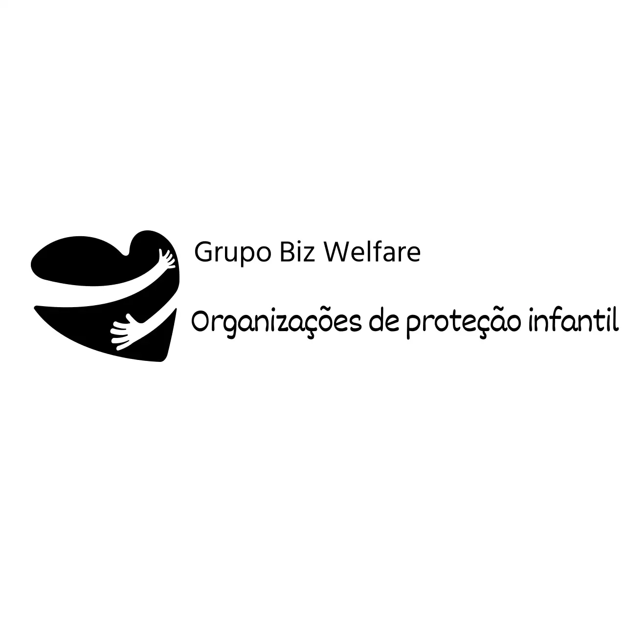 Logótipo limpo e elegante da organização de proteção da infância