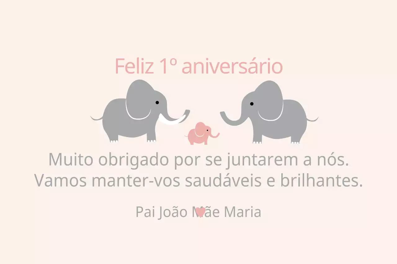 Feliz aniversário
