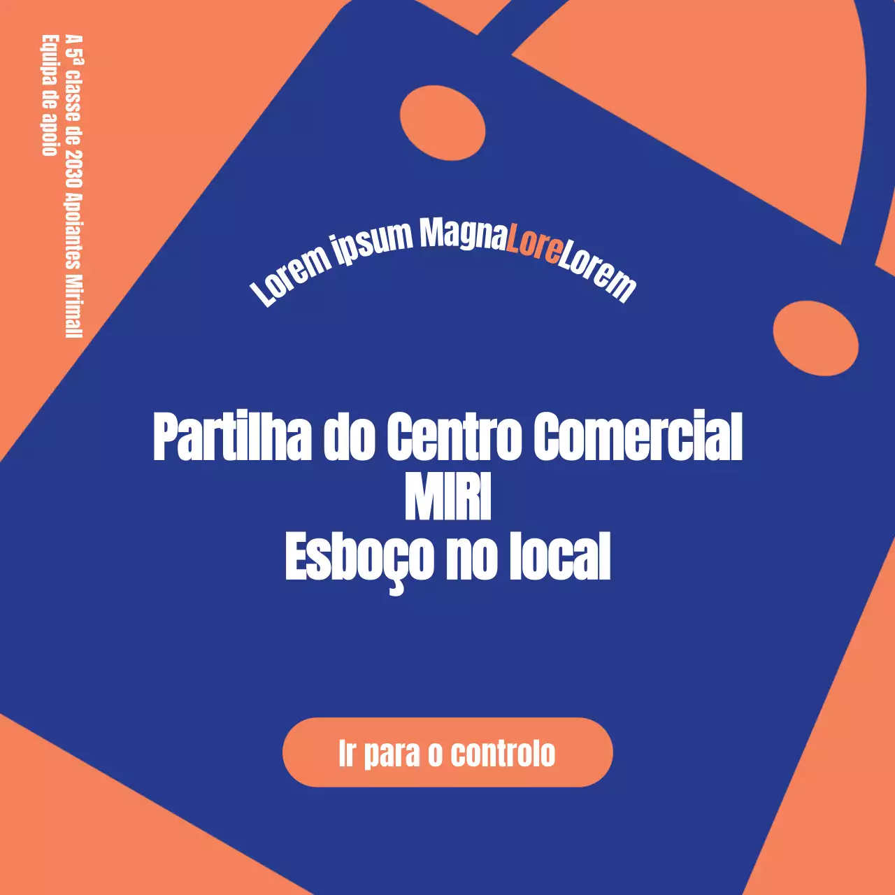 Relatório do evento bazar laranja e azul