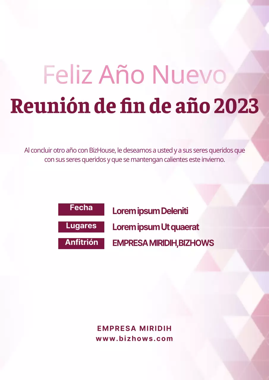 Reuniones de fin de año