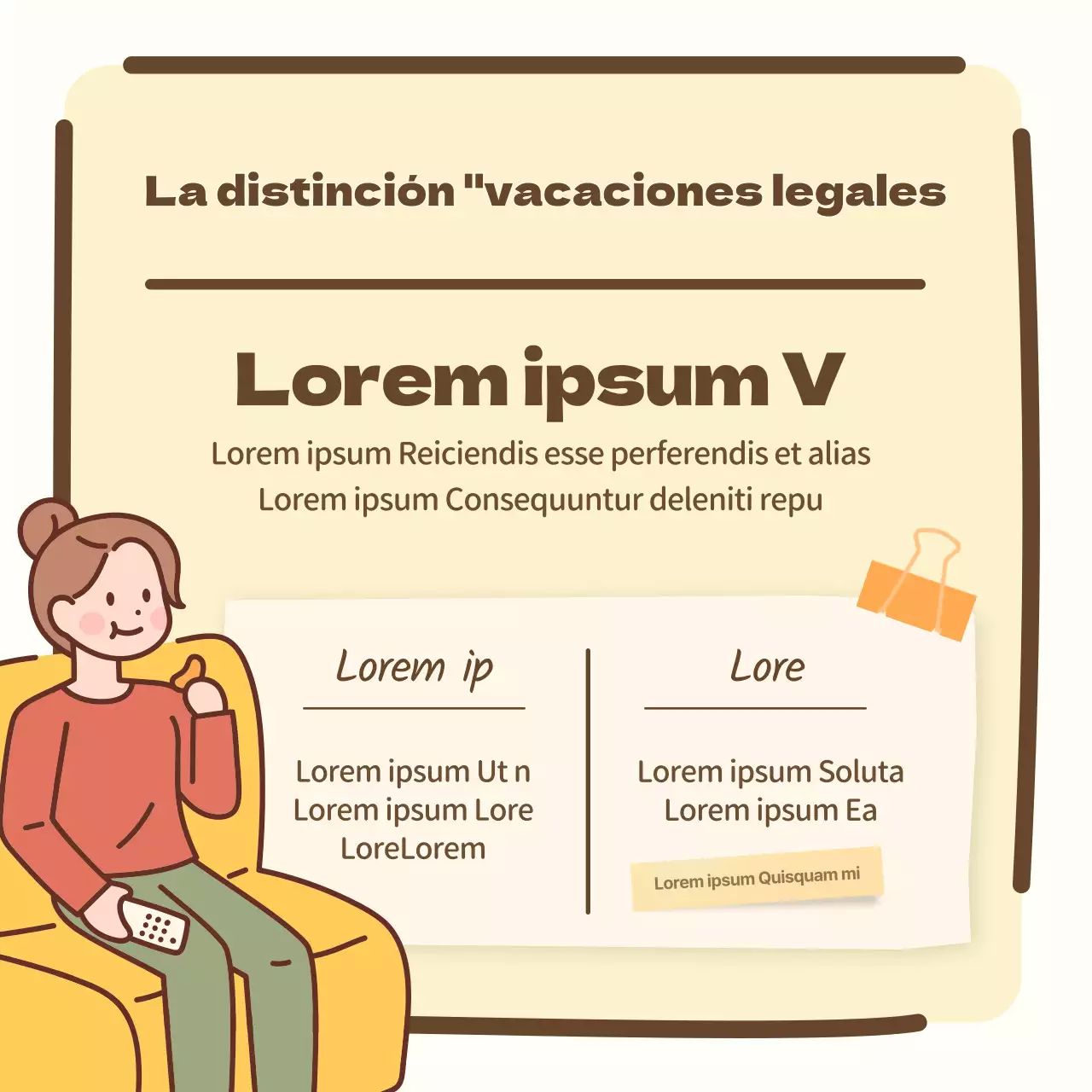 Encantador y cálido conocimiento de las vacaciones de los trabajadores en colores pastel