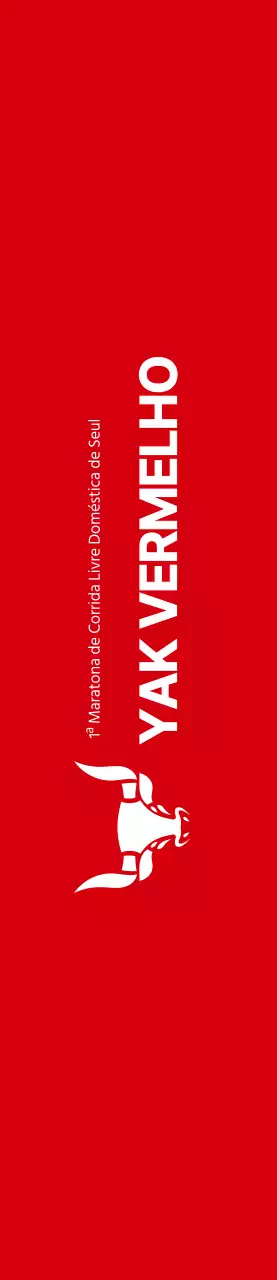 Estilo limpo a vermelho e branco para informação e promoção da maratona