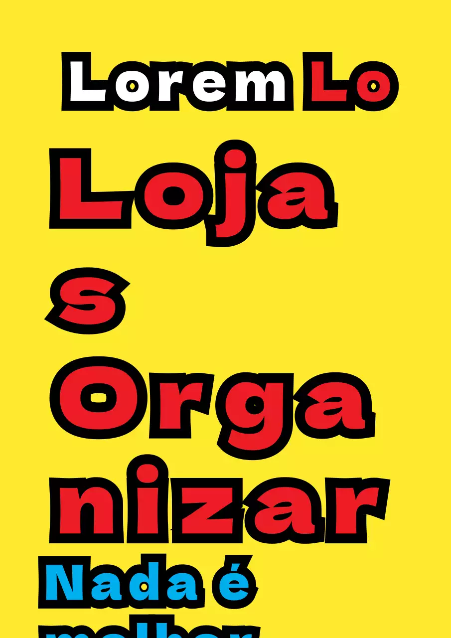 Promova a sua última venda com texto destacado a amarelo e vermelho