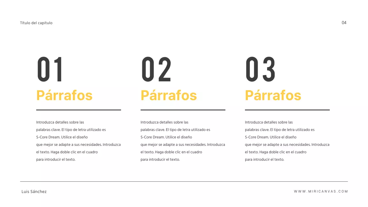 Presentaciones sencillas