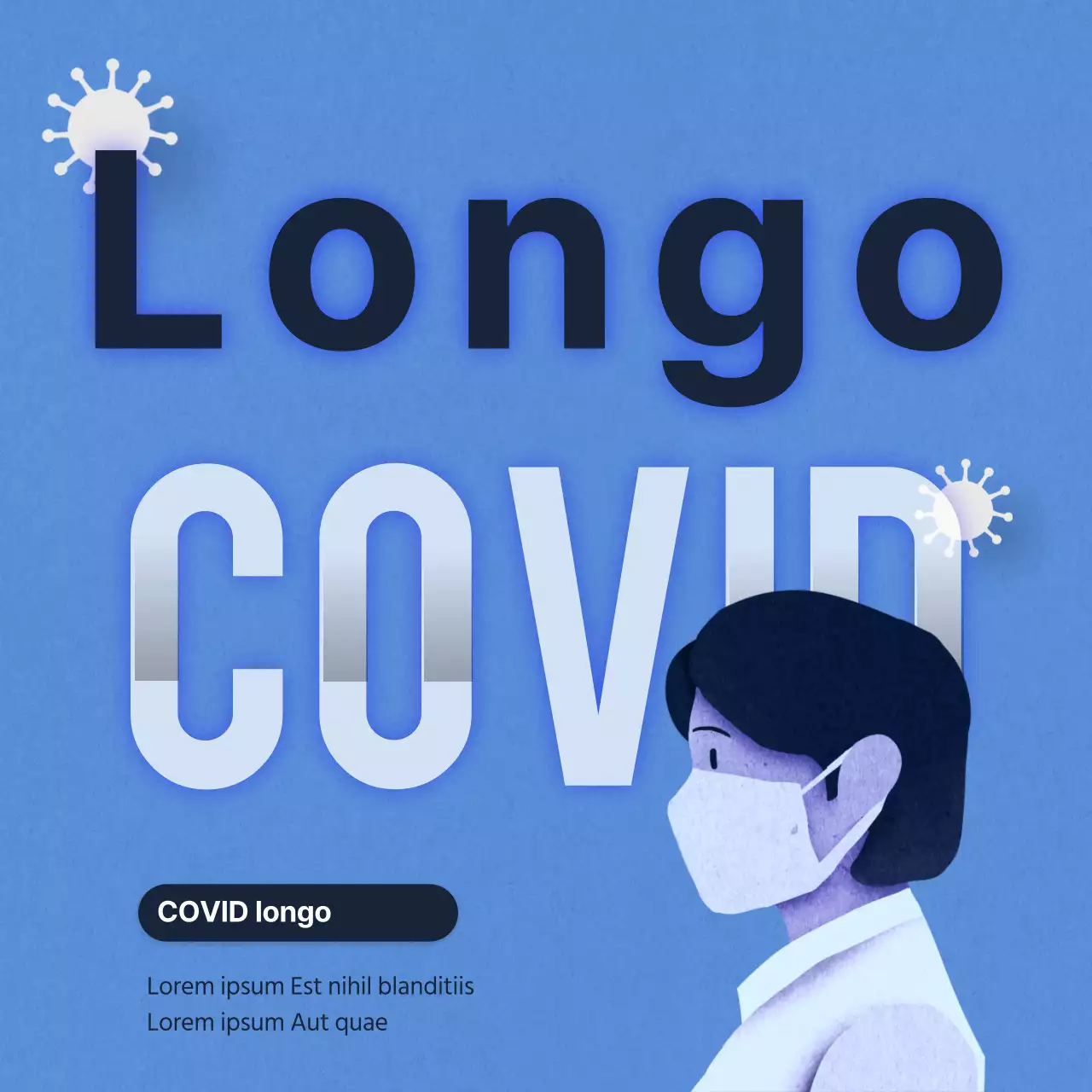 Informações sobre os sintomas das sequelas azuis e cinzentas da Covid-19 Longa