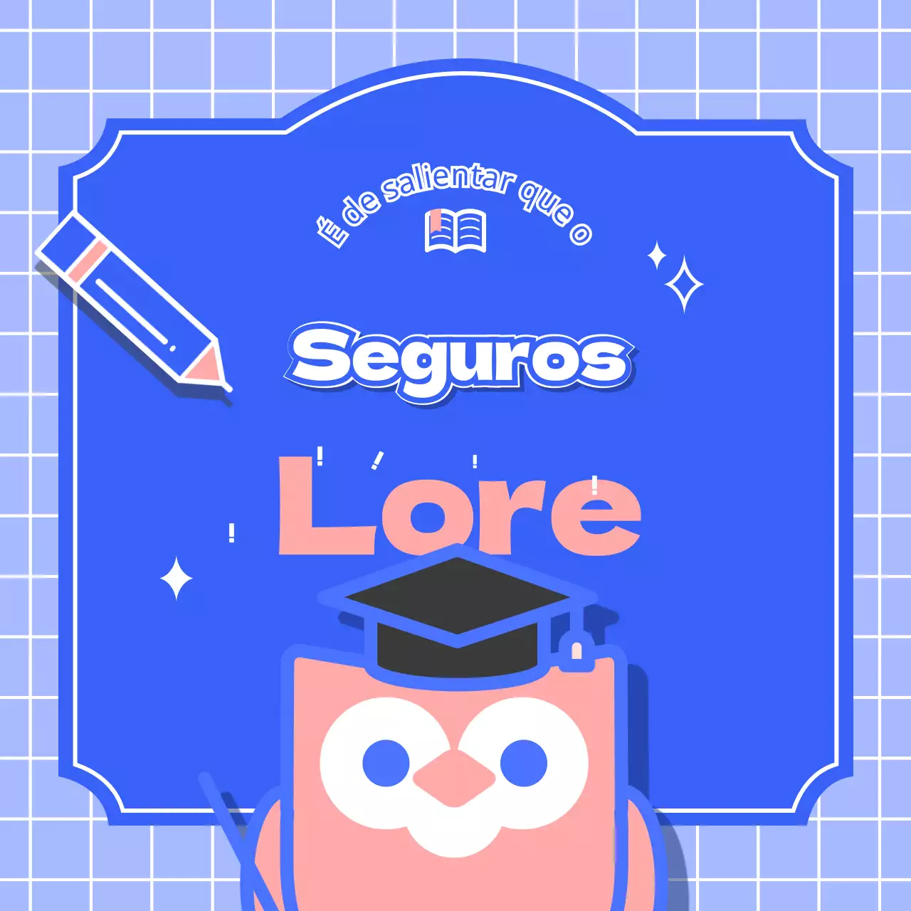Os essenciais dos seguros numa pequena ilustração bonita e fiável em amarelo e cor-de-rosa