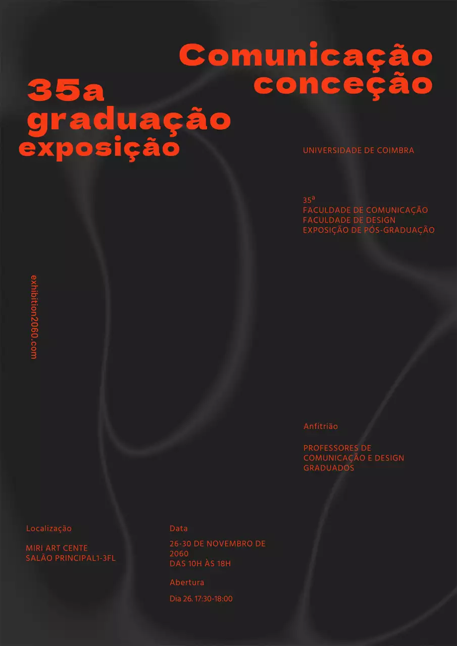 Uma exposição de graduação simples com um fundo de mármore preto