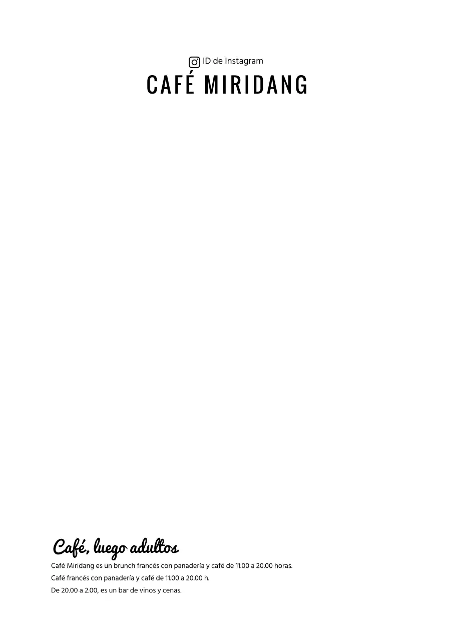 Anuncio de menú de limonada con fondo azul tropical