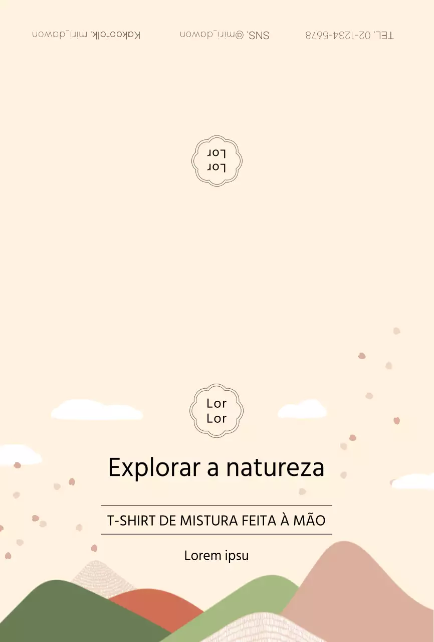 Saquetas de chá feitas à mão em bege para promover o produto