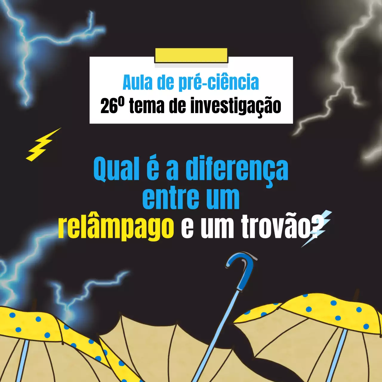 Cartão de notícias científicas com destaque de texto a preto