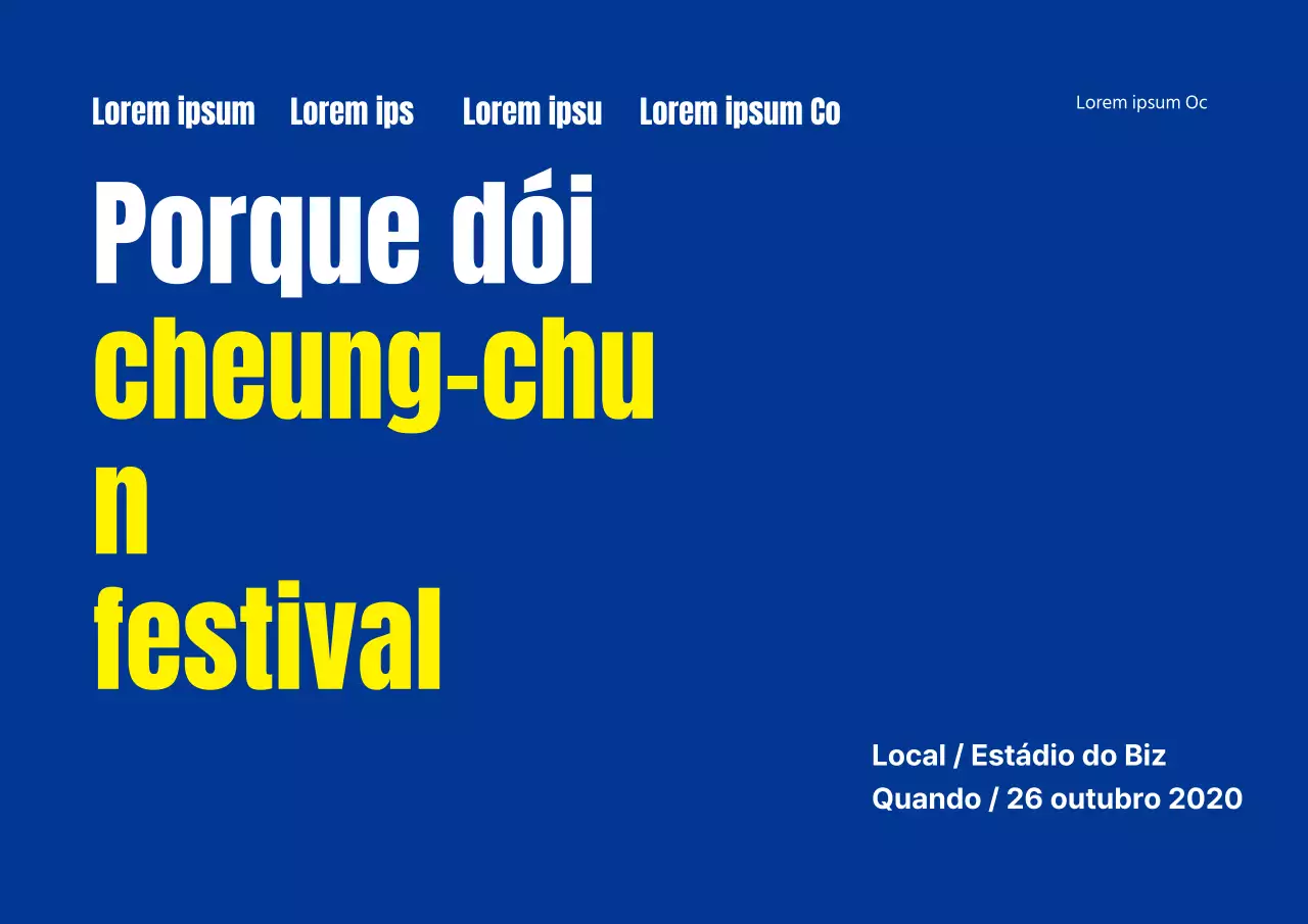 Festival da Juventude_Garoposter