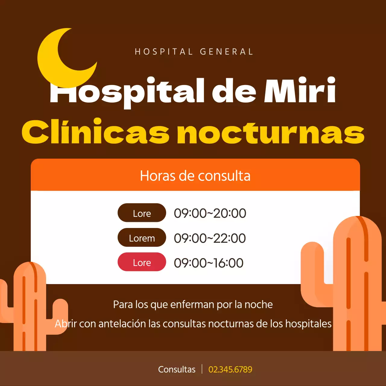 Fuerte estilo de ilustración en naranja y marrón Cuidado con las enfermedades causadas por el calor en la ola de calor