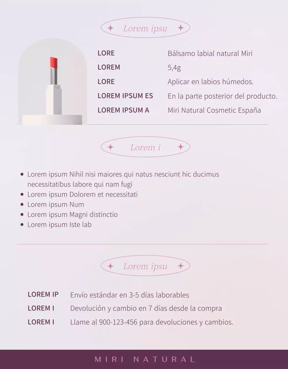 Cosméticos con tinte emocional para resaltar las fotos rosas y moradas