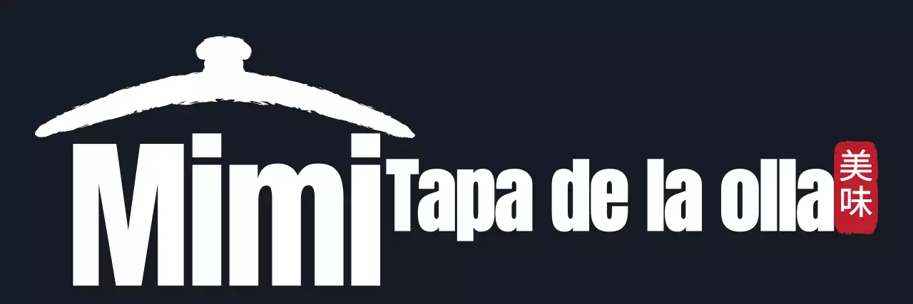 Logotipo sencillo en negro y rojo con el símbolo tradicional de la olla de barro para empleados y clientes de un restaurante de charcutería