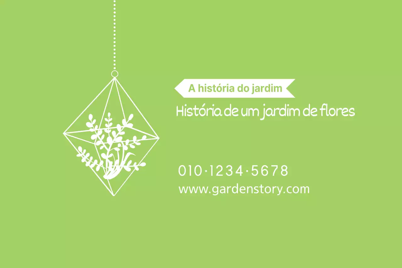 História do jardim
