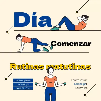 Explicaciones sobre las posturas de Pilates amarillas y azules en las redes sociales