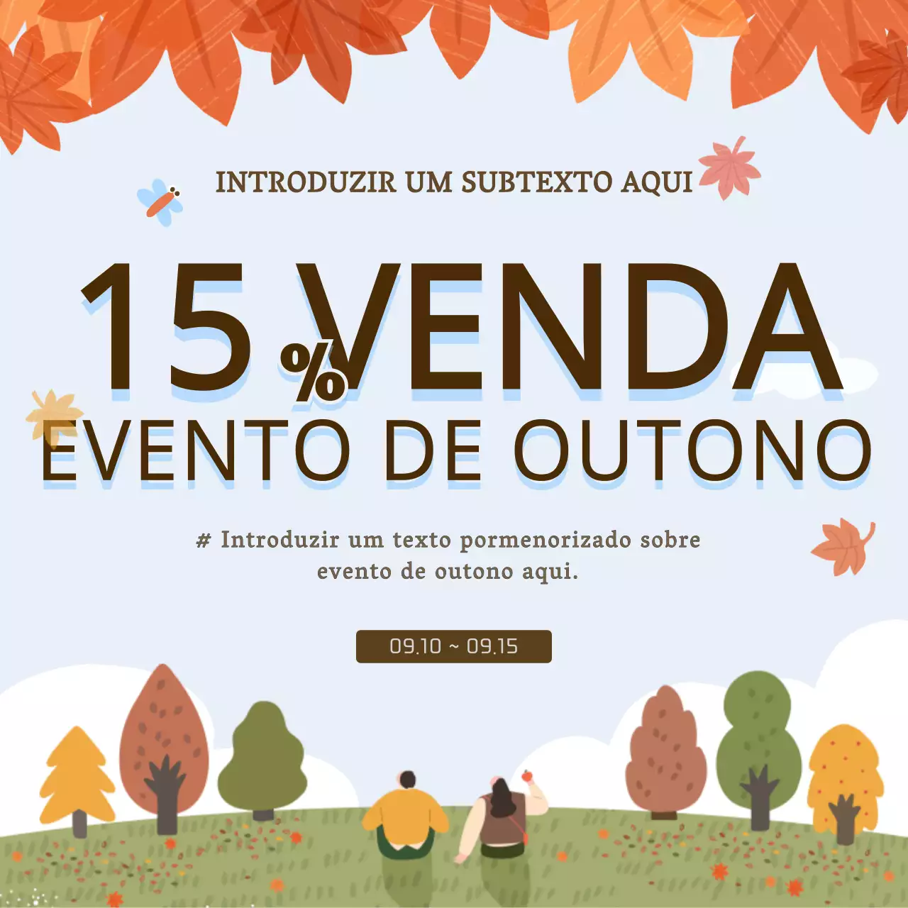 Um guia para os saldos de outono com ilustrações engraçadas