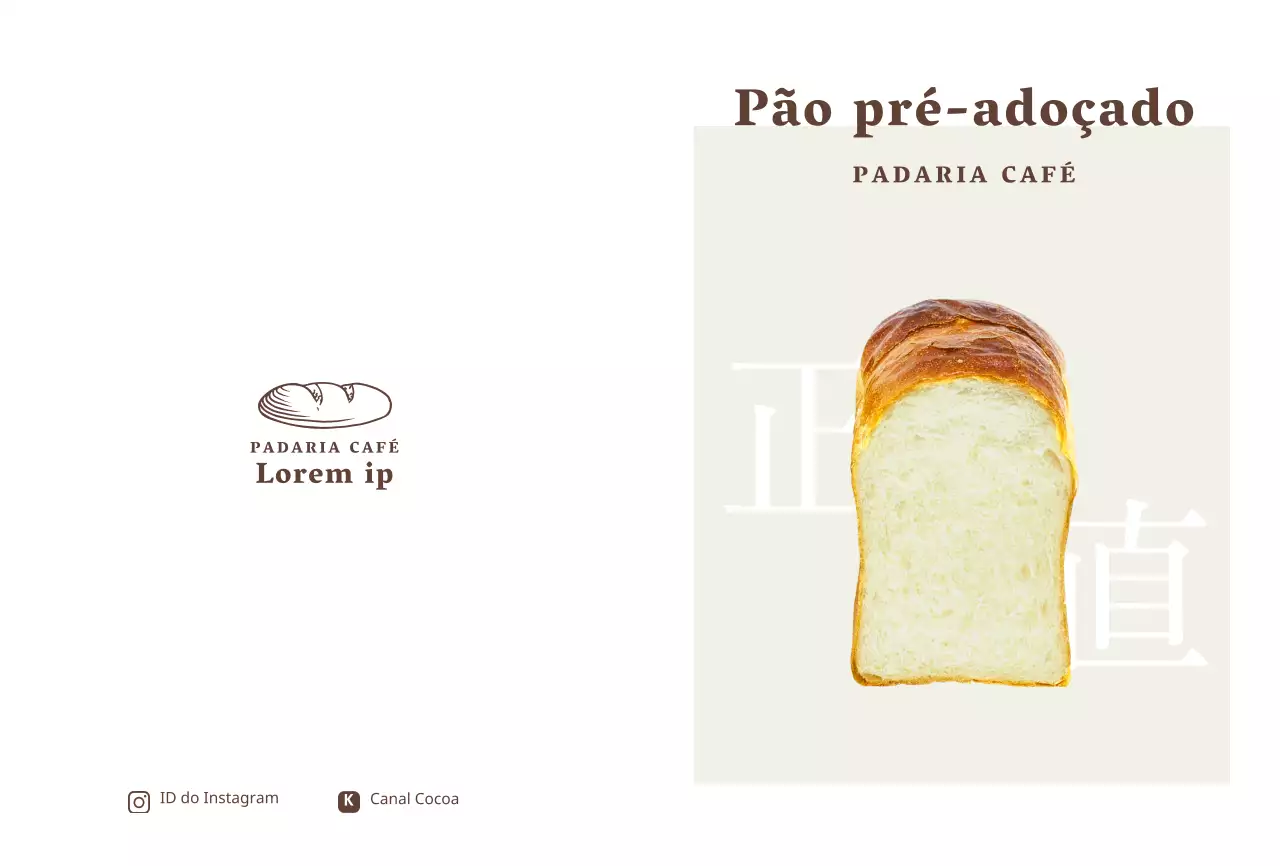 Instruções de armazenamento para pão bege e castanho