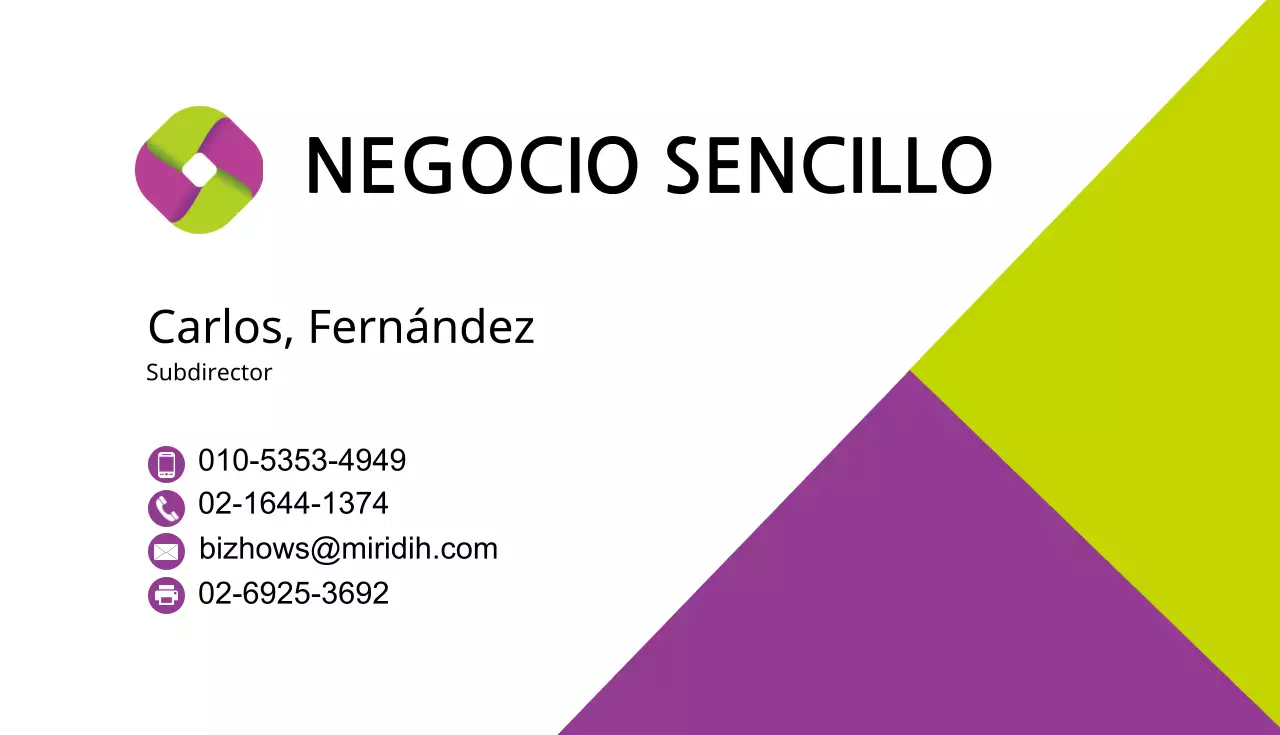 Tarjetas de visita de empresa