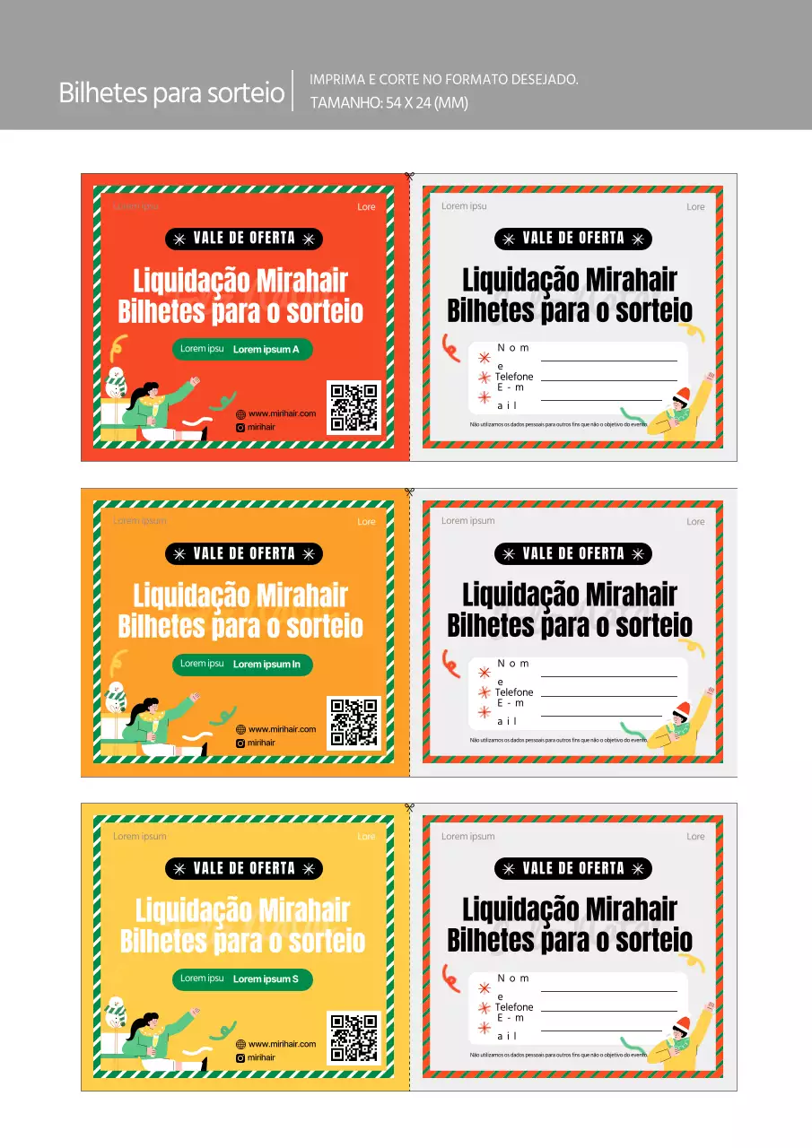 Oferta de um post temático de Natal em vermelho e branco