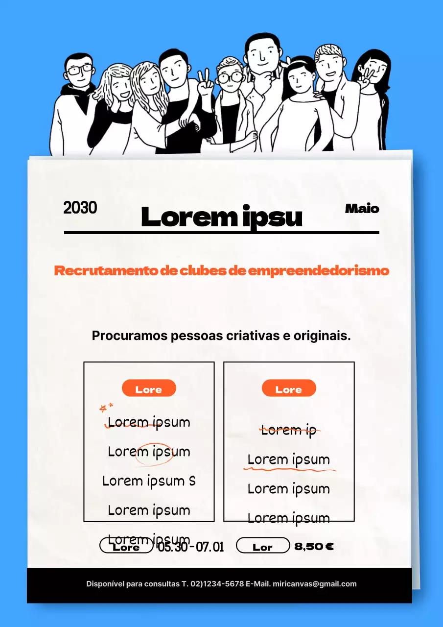 Recrutamento de clubes de empreendedorismo