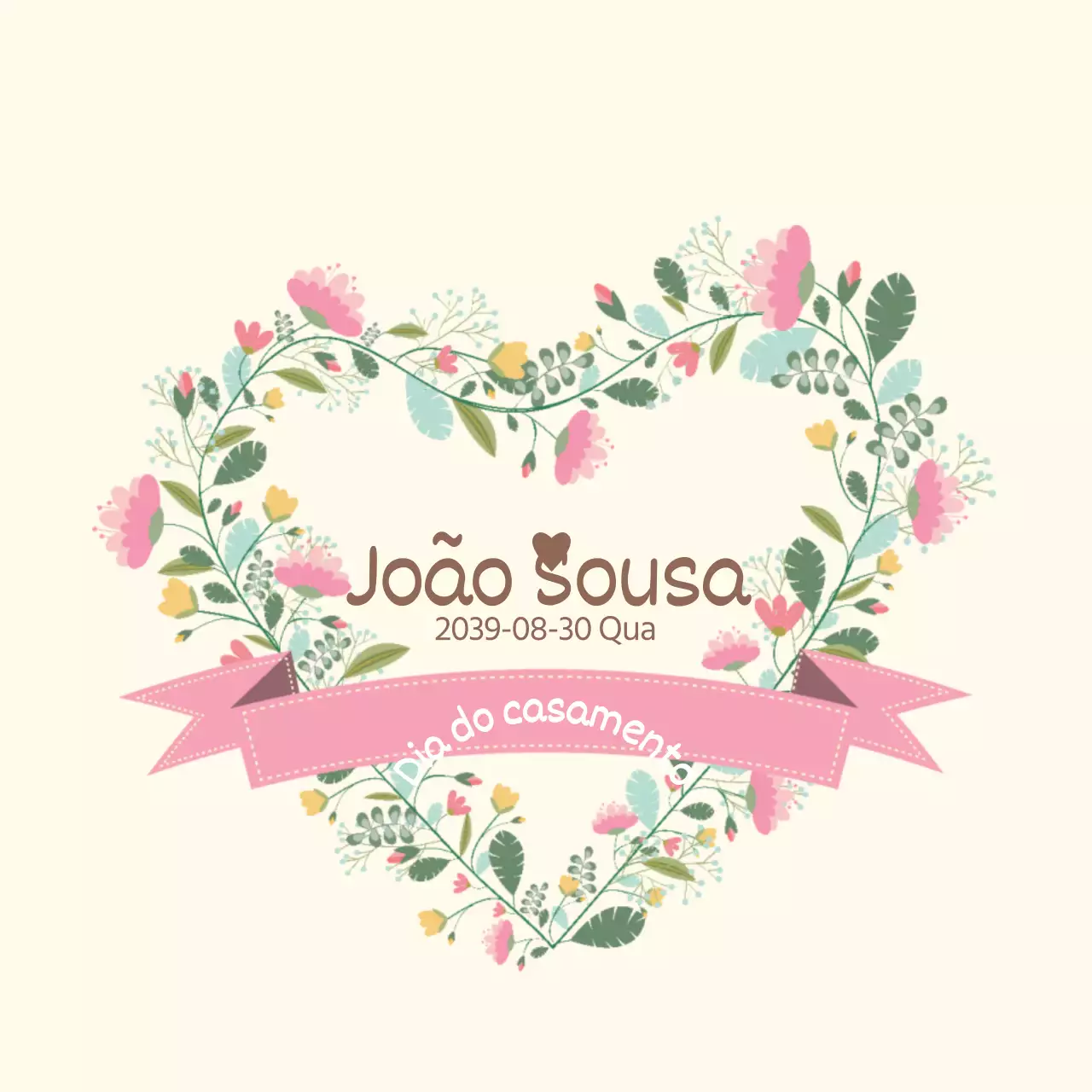 O dia do casamento