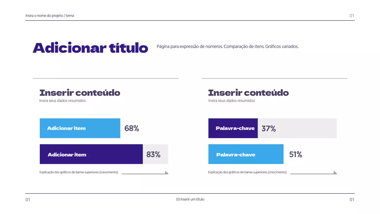Desenhar um gráfico de barras com um conceito de guia simples