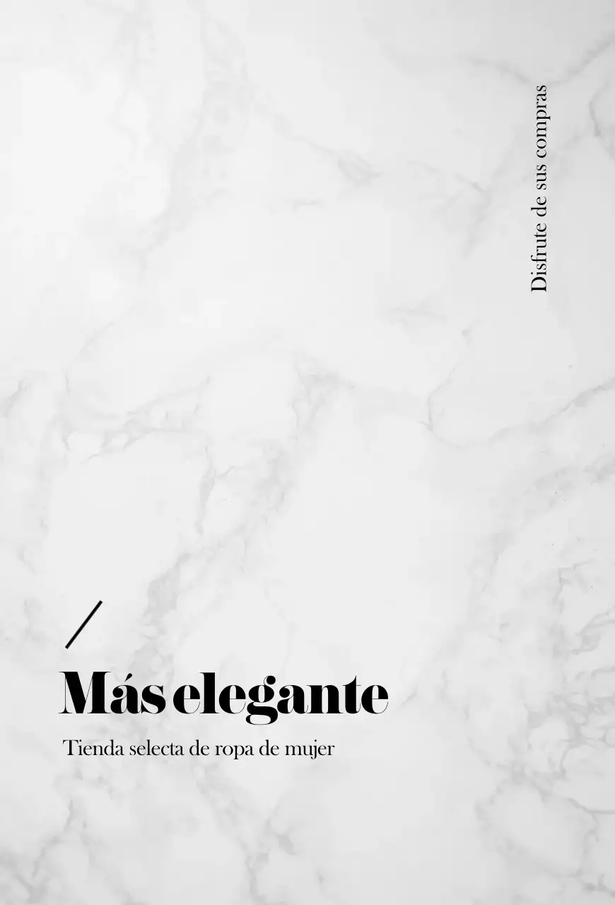 Tarjeta postal de intercambio de centro comercial en tonos mármol