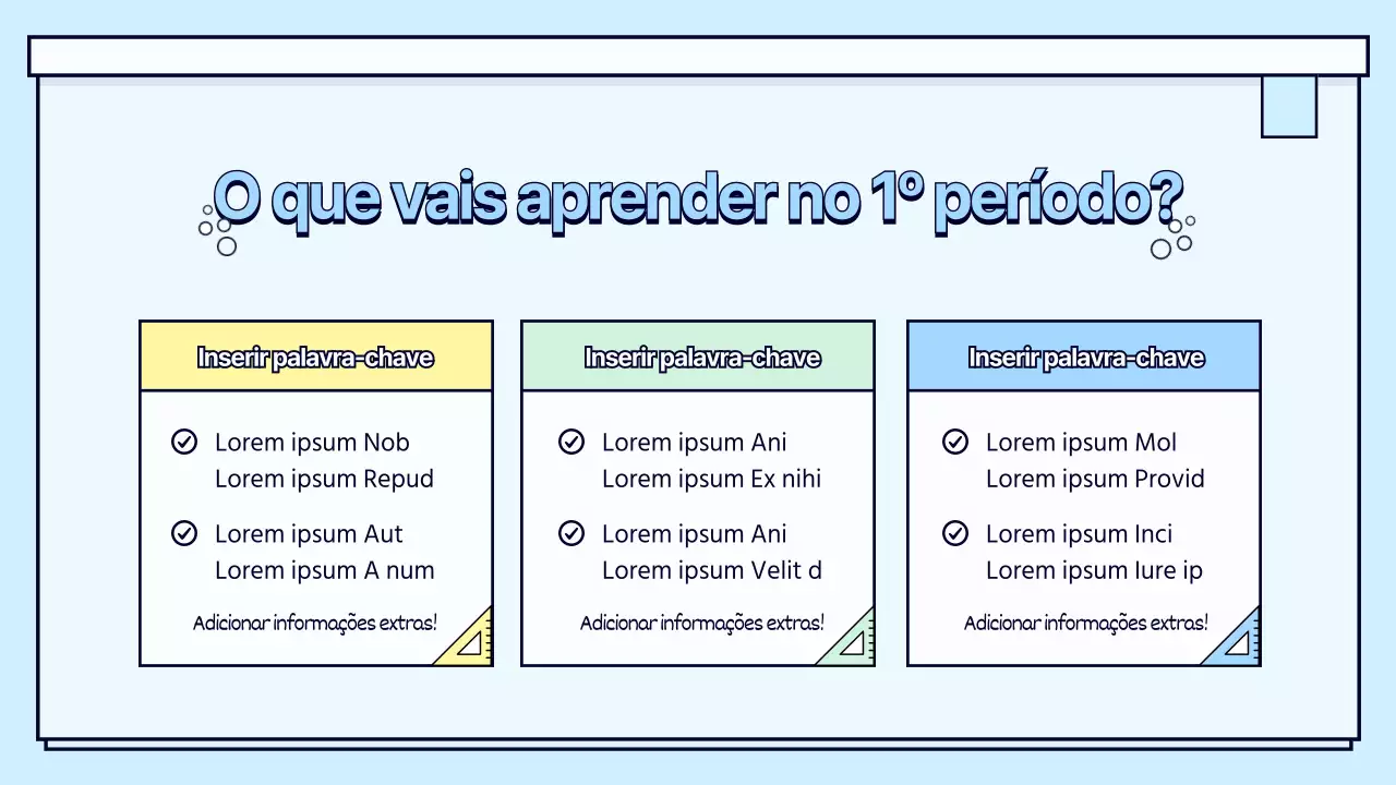 Agenda do conceito de estudo científico
