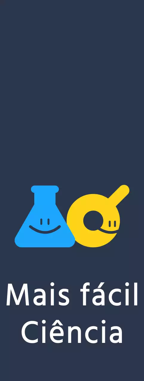 Criar um logótipo para uma escola de ciências com uma personagem azul e amarela de ferramentas de laboratório de ciências