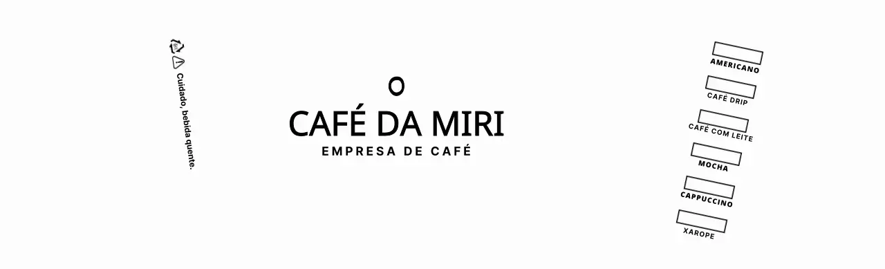 Logótipo de texto simples em preto e laranja