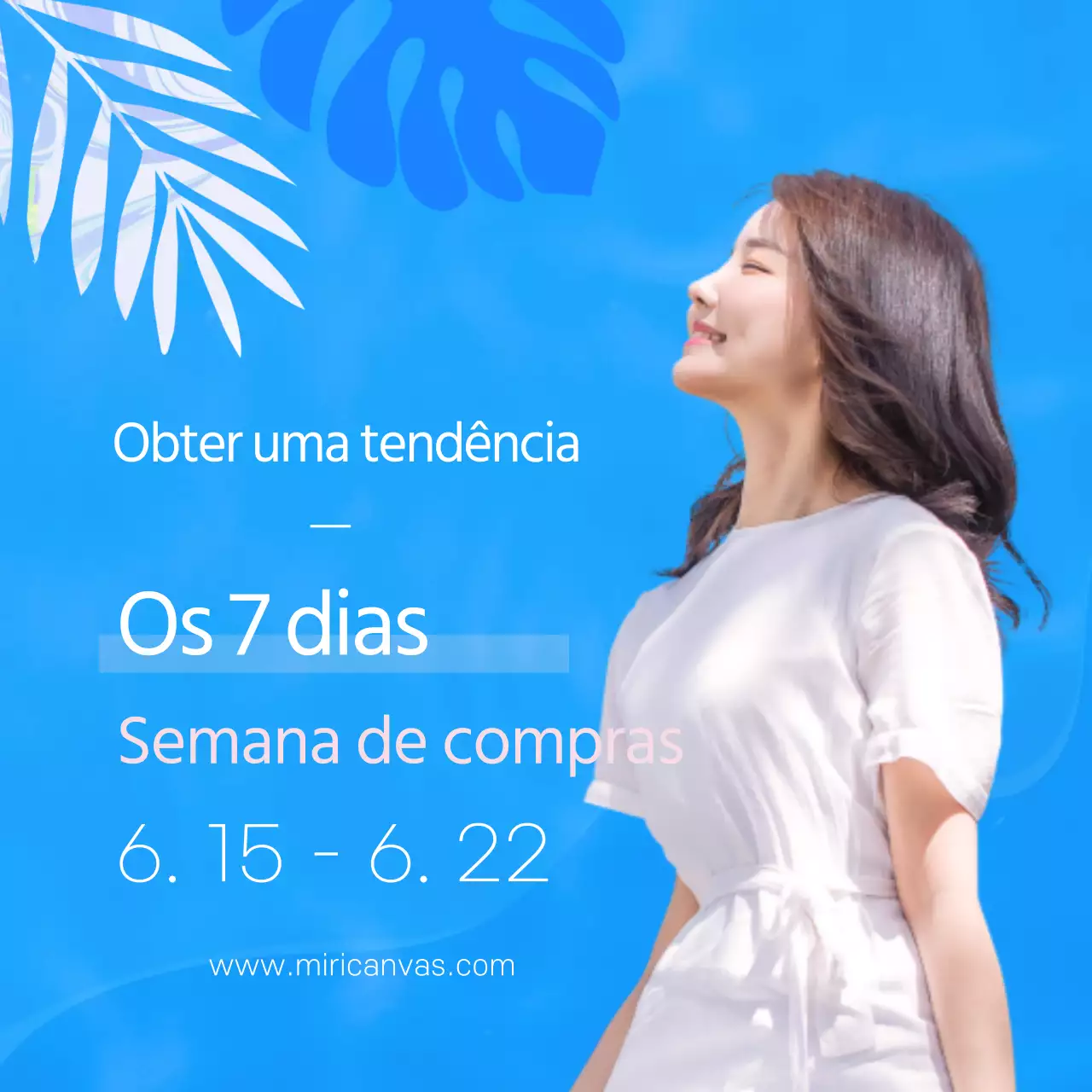 Azul celeste verão 7 dias da semana das compras Tendências da moda feminina Mar Férias