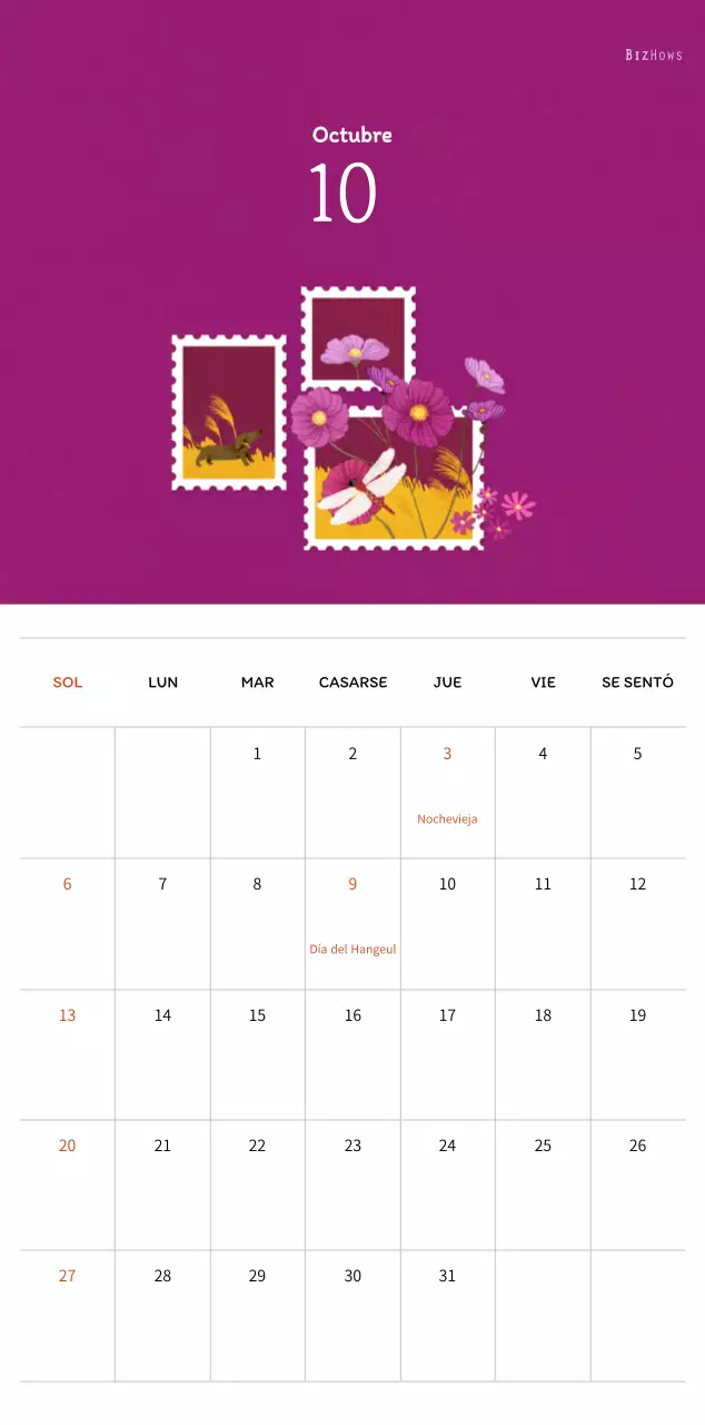 Ilustraciones de sellos con un concepto cálido