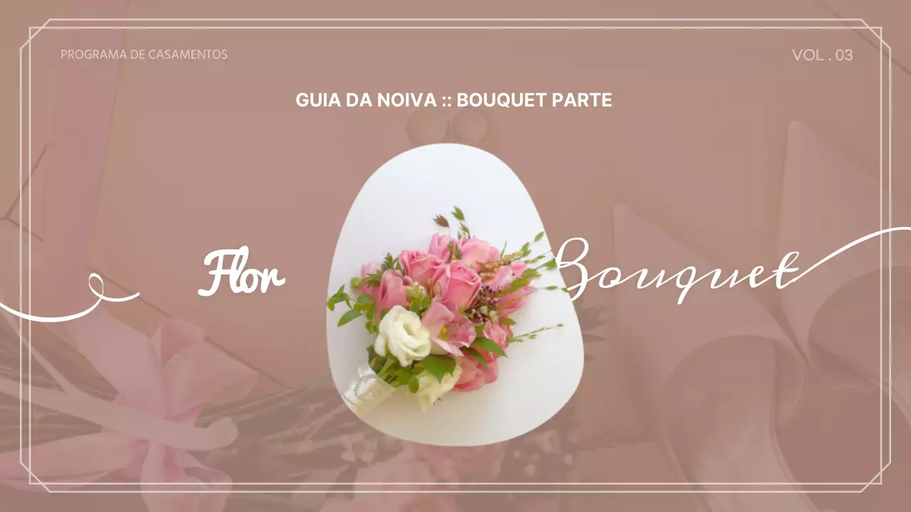 Conceito de revista de casamento simples e luxuoso em tons pastel Thumbnail do YouTube