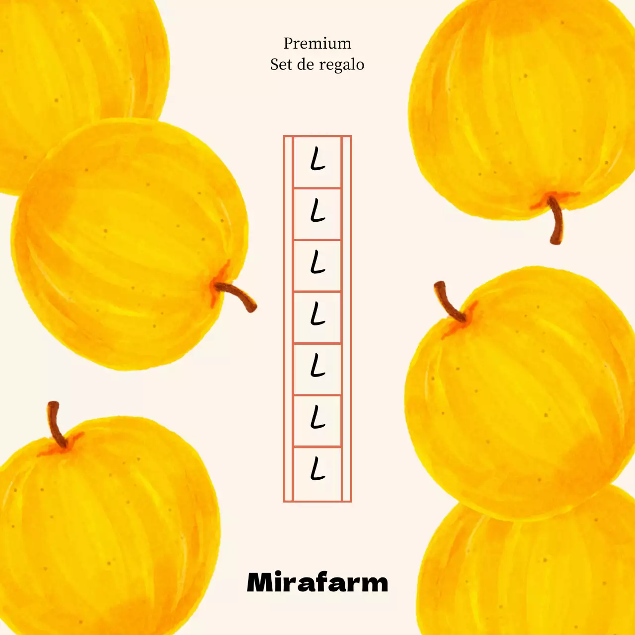 Papel Manuscrito Ilustrado Pegatina Círculo de Pera