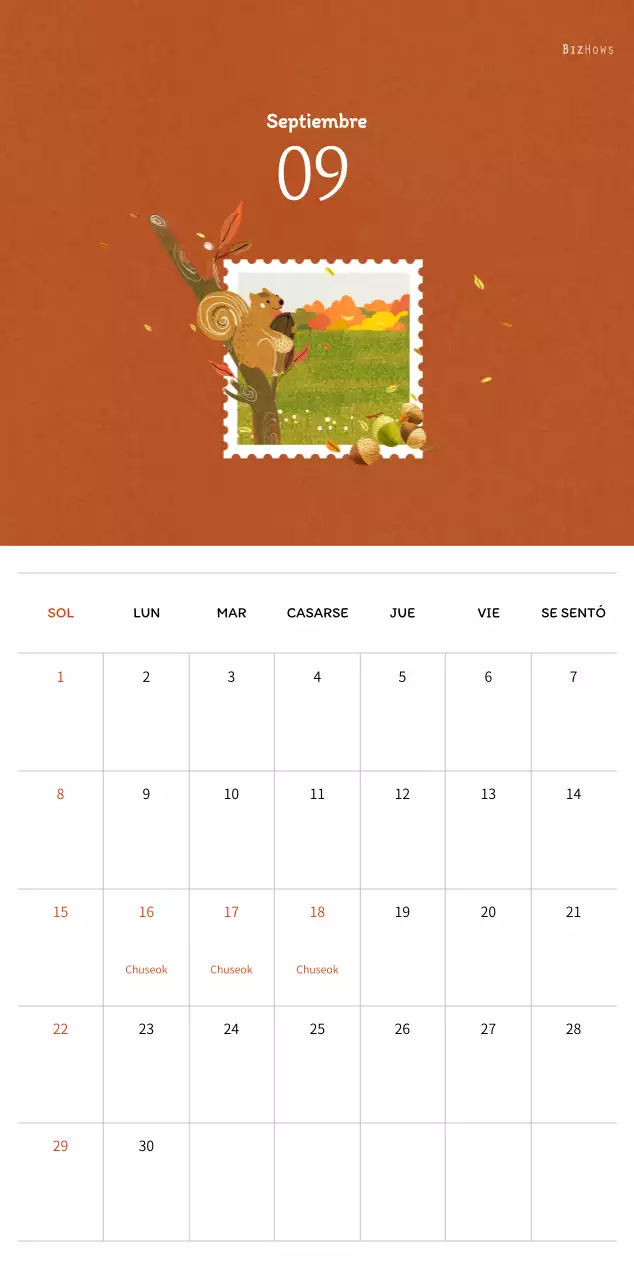 Ilustraciones de sellos con un concepto cálido