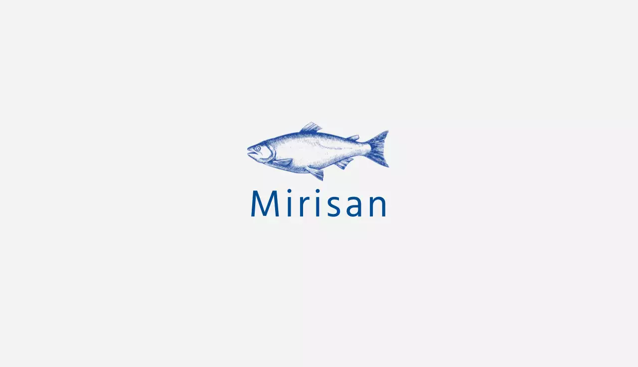 Ilustração azul loja de peixe limpa