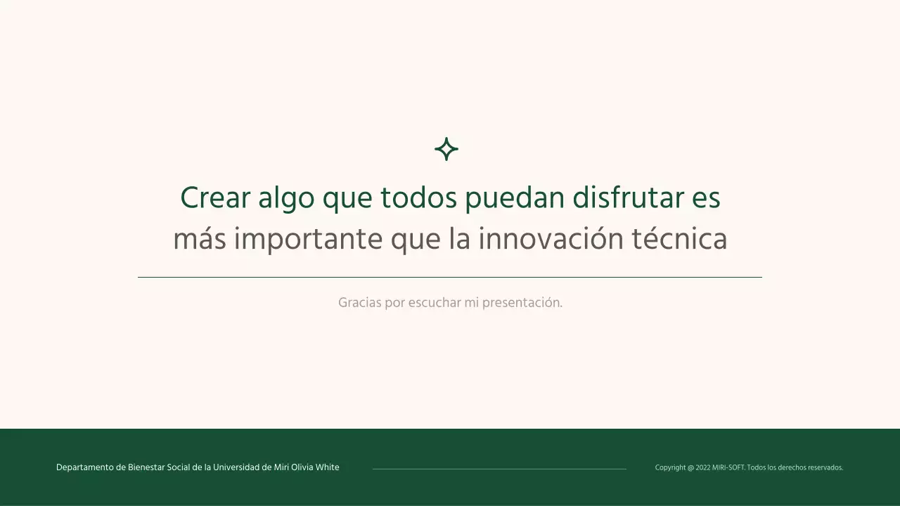 Presentación sencilla de tareas sin barreras en beige y verde