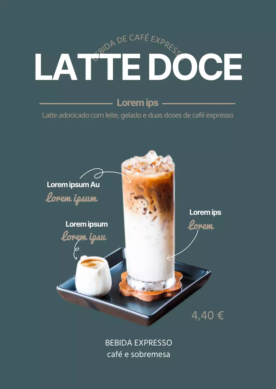 Um guia para o novo menu deste café de conceito verde e branco de luxo