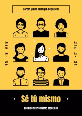 Una sencilla portada amarilla y negra de autodescubrimiento