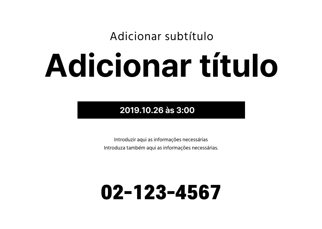 Transparência simples do texto do título