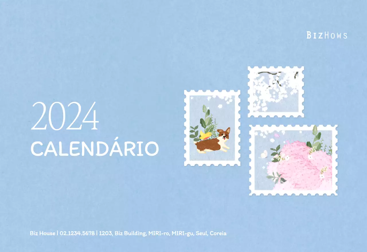 Ilustrações de carimbos com um conceito caloroso