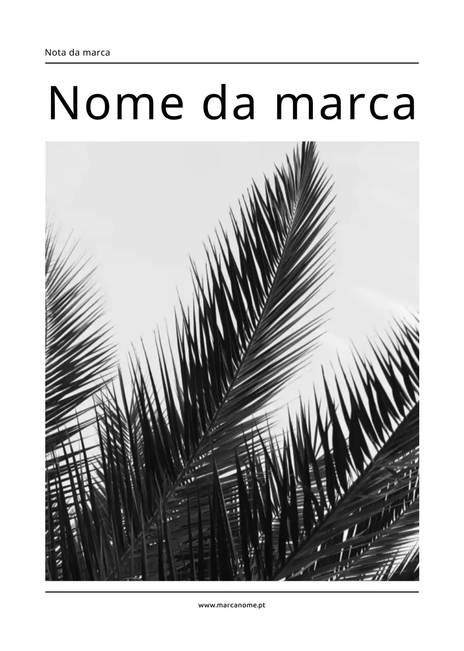Notas de lançamento de layout fotográfico simples em branco
