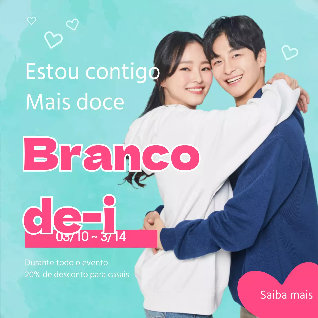 Desconto para casais no Dia Branco