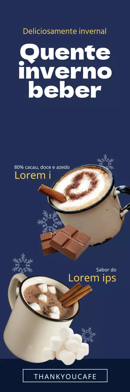 Evento de novas ementas de inverno