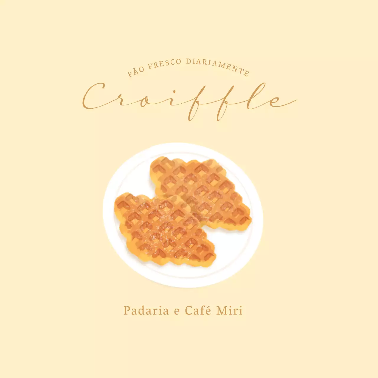 Autocolantes de sobremesa Croissant ilustrados