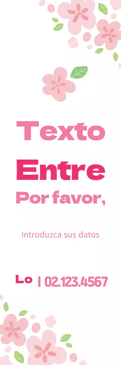 43433_Entrada de texto flor de primavera