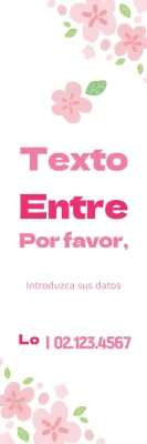 43433_Entrada de texto flor de primavera