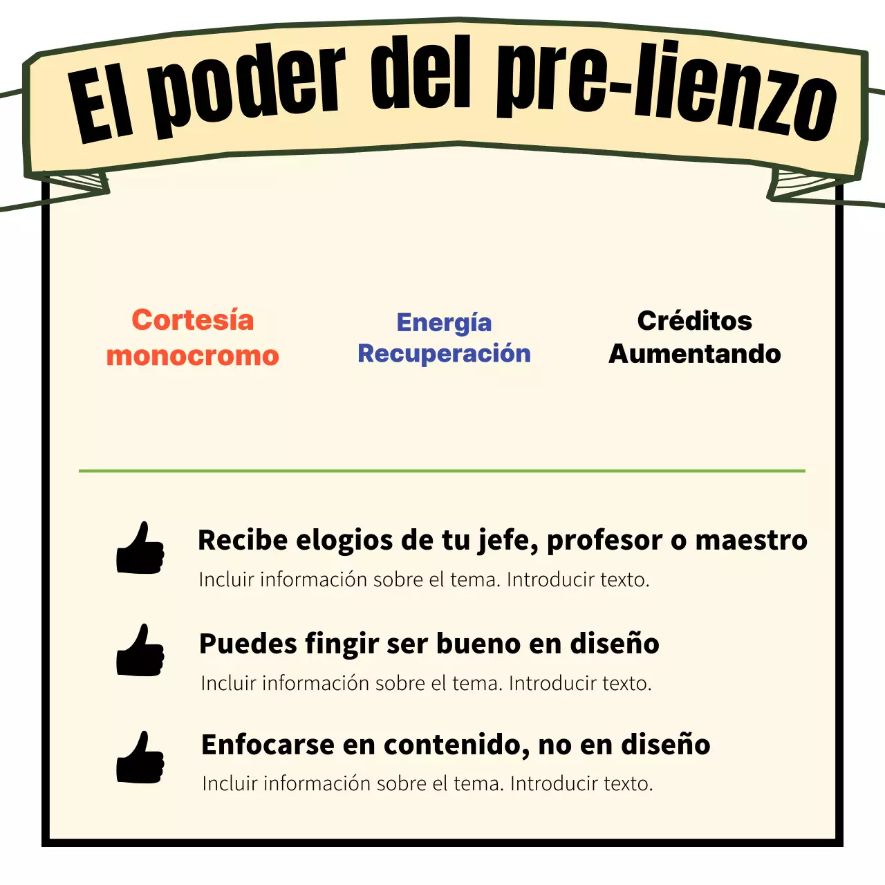 El poder del pre-lienzo, resaltado por las pancartas de lazo amarillo